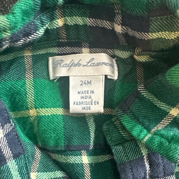 Plaid Ralph Lauren button down - Picture 2 of 3